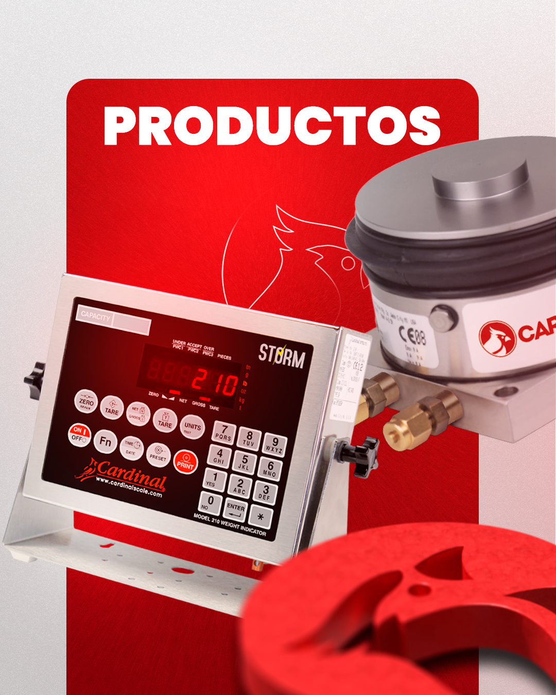 Productos Cardinal Scale Argentina - indicadores de peso y equipamiento industrial