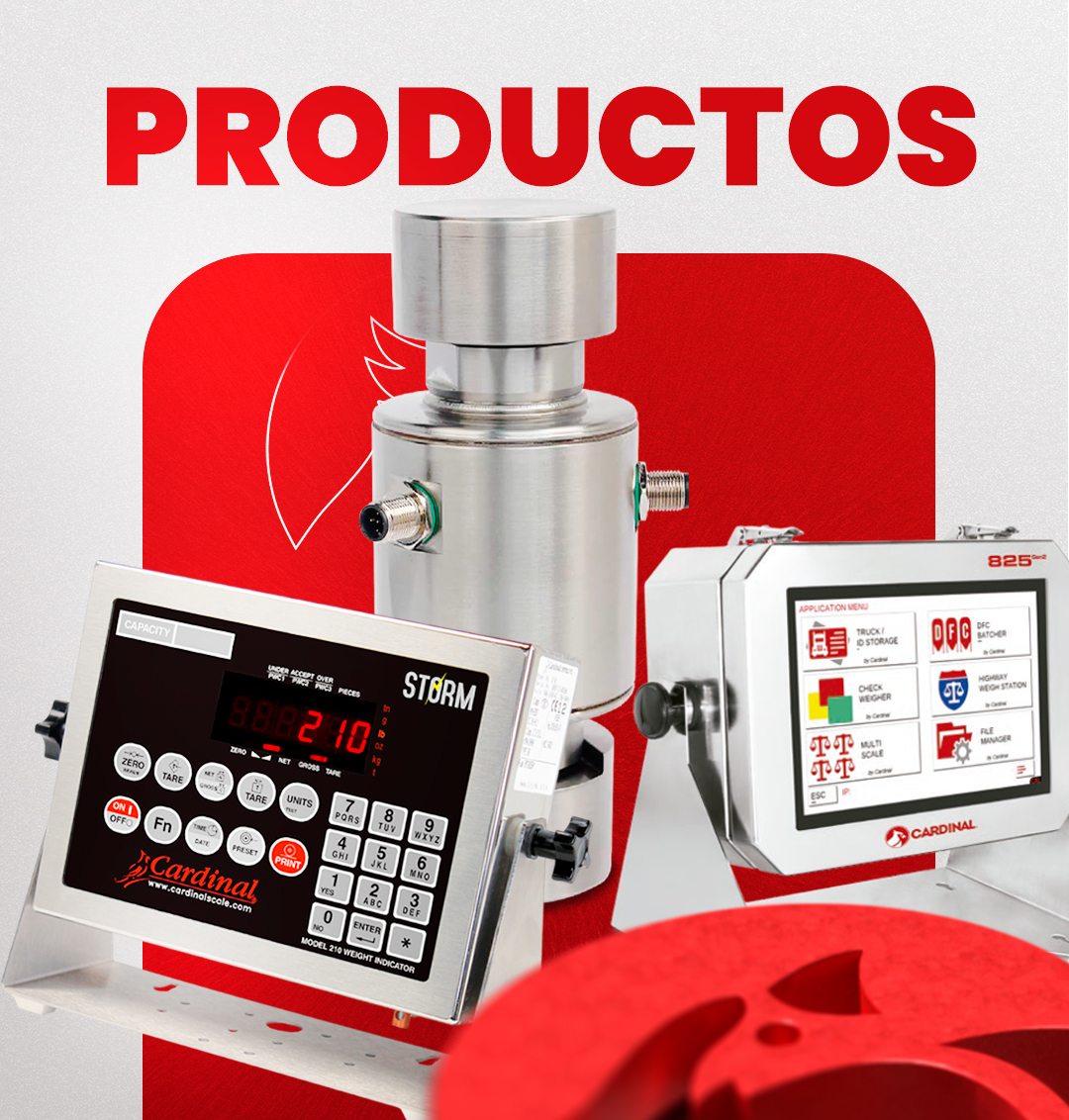 Productos Cardinal Scale Argentina - indicadores de peso y equipamiento industrial